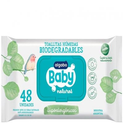 T.HUMEDAS ALGABO BABY NATURAL 48UN x 6 un.