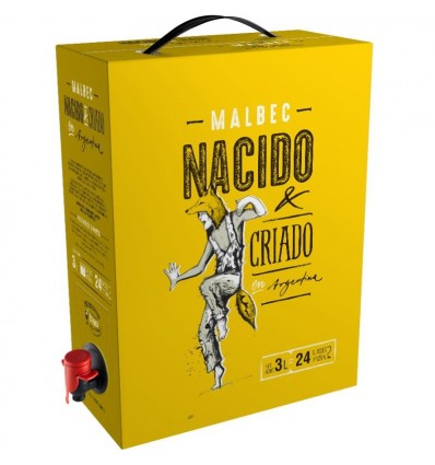 NACIDO Y CRIADO MALBEC BAG IN BOX 3L# x 1 un.
