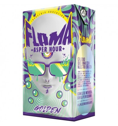 FLAMA ASPER HOUR GOLDEN BLANCO TB 1LT x 12 un.