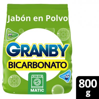 DET.POLVO GRANBY BIC LIMON MATIC 800GR x 12 un.