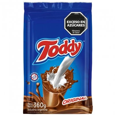 CACAO TODDY ORIGINAL EN POLVO 360GR x 14 un.