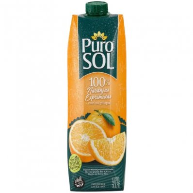 JUGO PURO SOL NARANJA T BRICK 1LT x 1 un.