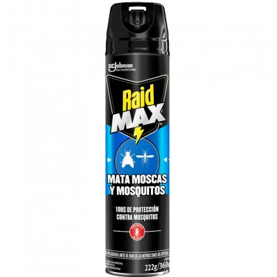 INSECTICIDA RAID MMM DOBLE ACCION 360C x 6 un.