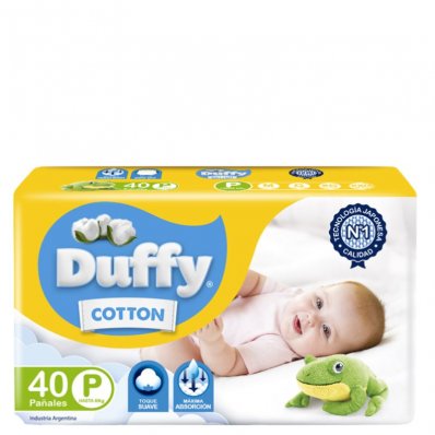 PAÑALES DUFFY HIPERPACK PEQUEÑO 40UN x 1 un.