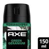 DEO.AXE GREEN GERANIUM AER 96GR x 6 un.