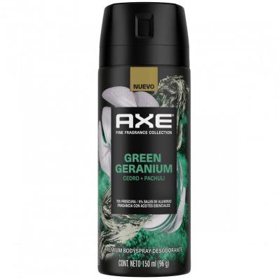 DEO.AXE GREEN GERANIUM AER 96GR x 6 un.