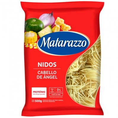 FIDEOS MATARAZZO CABELLO DE ANGEL 500GR. x 15 un.