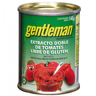 EXTRACTO DOBLE TOMATE GENTLEMAN 150GR x 15 un.