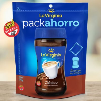 CAFE INST LA VIRGINIA DOY PACK 170GR x 5 un.