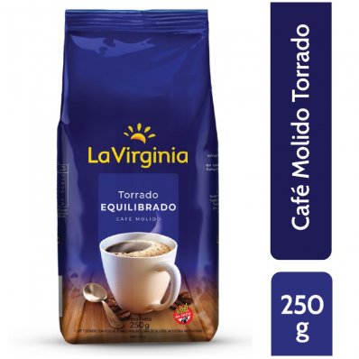 CAFE LA VIRGINIA TORRADO MOLIDO 250GR x 6 un.