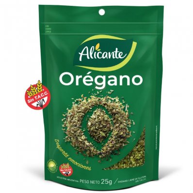 CONDIMENTO ALICANTE OREGANO 25GR x 12 un.