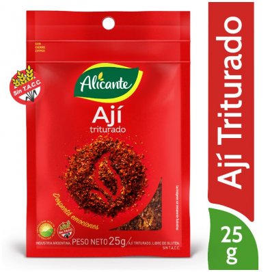 CONDIMENTO ALICANTE AJI TRITURADO 25GR x 12 un.