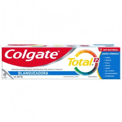 DENTIFRICO COLGATE TOTAL BLANQUEADOR 90GR x 6 un.