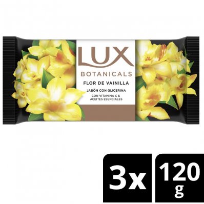 JAB.DE TOC LUX FLOR DE VAINILLA 3X120GR x 6 un.