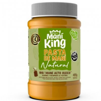 PASTA DE MANI MANI KING NATURAL POTE 485GR x 3 un.