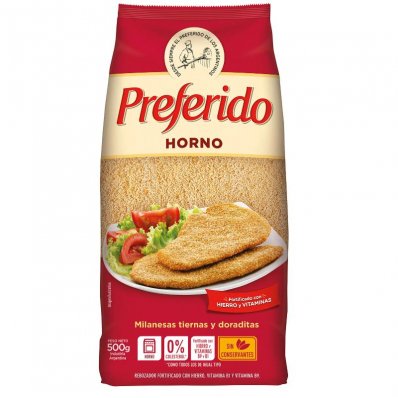 REBOZADOR PREFERIDO HORNO 500GR x 20 un.