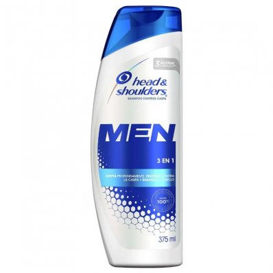 SH.HEAD & SHOULDERS HOMBRE 3EN1 375CC x 3 un.