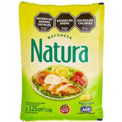 MAYONESA NATURA DP 118GR x 20 un.