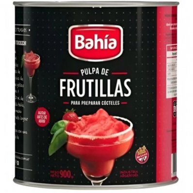 PULPA DE FRUTILLAS BAHIA 900GR x 3 un.