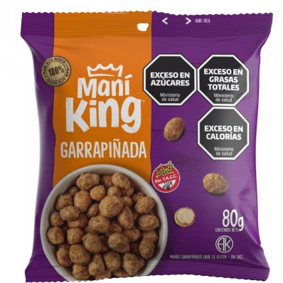 GARRAPIÑADA MANI KING SIN TACC 80GR x 10 un.