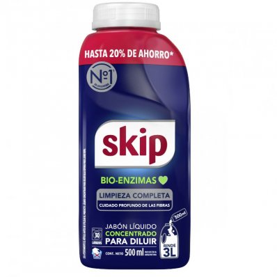 DET.LIQ SKIP BAJA ESPUMA P/DILUIR 500CC x 3 un.