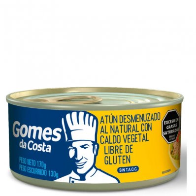 ATUN GOMES DA COSTA DESM AL NAT CALDO 170G x 12 un.