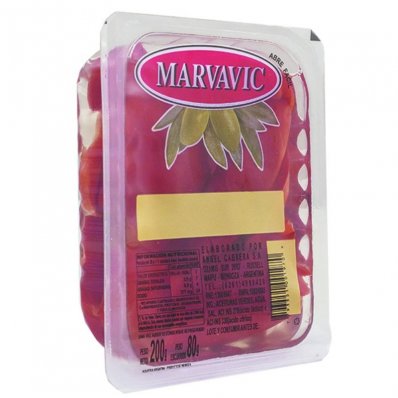 PIMIENTOS MORRONES VIN. MARVAVIC 200/80GR x 10 un.