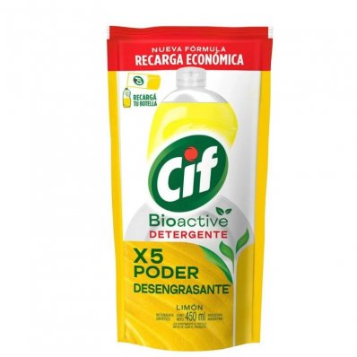 DET.CIF BIOACT LIMON PROMO 80CCGRATIS 450C x 15 un.