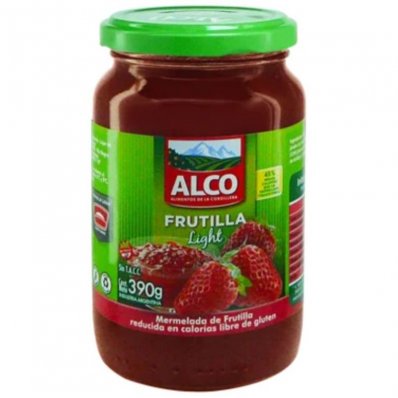 MERMELADA ALCO FRUTILLA LIGHT FRASCO 390GR x 6 un.