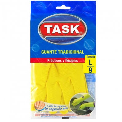 GUANTES TASK TRADICIONAL GRANDE x 6 un.